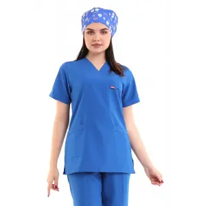 Zarf Yaka Kadın Tek Üst - 56 Koyu Saks