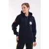 112 Acil Sağlık Unisex Kapşonlu Hırka - Lacivert