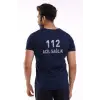 112 Dry Touch Unisex Kısa Kol - Lacivert