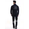 112 Sweatshirt Kışlık Unisex Balıkçı Yaka - Lacivert