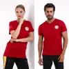 Acil Sağlık Dry Touch Unisex Kısa Kol Tshirt - Kırmızı