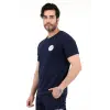Acil Sağlık Yuvarlak Yaka Penye Kısa Kol Tshirt - Lacivert