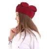 Aşçı Kayık Kep - Bordo-siyah Biye