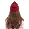 Aşçı Kayık Kep - Bordo-siyah Biye