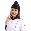 Aşçı Kayık Kep - Siyah Beyaz Biye