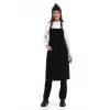 Askılı Önlük Cepli - 48 Siyah