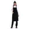 Askılı Önlük Cepli - 48 Siyah