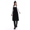 Askılı Önlük Cepli - 48 Siyah