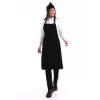 Askılı Önlük Cepli - 48 Siyah