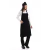 Askılı Önlük Cepli - 48 Siyah