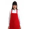 Askılı Önlük Cepsiz - 18 Kırmızı
