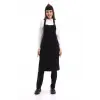 Askılı Önlük Cepsiz - 48 Siyah