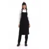 Askılı Önlük Cepsiz - 48 Siyah