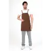 Barista Askılı Önlük Tek Cepli - Kahve