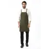 Barista Askılı Önlük Tek Cepli - Yeşil