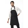 Barista Boyundan Askılı Önlük Çift Cepli - Siyah