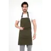 Barista Boyundan Askılı Önlük Çift Cepli - Yeşil