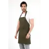Barista Boyundan Askılı Önlük Çift Cepli - Yeşil