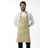 Barista Boyundan Askılı Önlük Tek Cepli - Bej