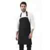 Barista Boyundan Askılı Önlük Tek Cepli - Siyah
