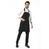 Barista Boyundan Askılı Önlük Tek Cepli - Siyah