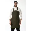 Barista Boyundan Askılı Önlük Tek Cepli - Yeşil