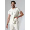 Bflex Unisex Likralı Yarasa Kol Takım - 6452 Ekru