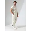 Bflex Unisex Likralı Yarasa Kol Takım - 6452 Ekru