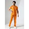 Bflex Unisex Likralı Yarasa Kol Takım - 6461 Turuncu