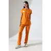 Bflex Unisex Likralı Yarasa Kol Takım - 6461 Turuncu