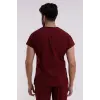 Bflex Unisex Likralı Yarasa Kol Tek Üst - 6407 Bordo