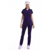 Bflex Yarasa Kol Forma Takım - 4807 Koyu Mor