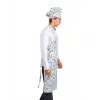 Desenli Askılı Önlük - 2501 Beyaz Merdane