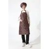 Desenli Askılı Önlük - 3105 Pasta Desenli