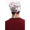 Dijital Unisex Desenli Bone - 6503 Beyaz Stetoskop