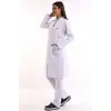 Doktor Öğretmen Kadın Önlük Uzun Boy Ceket Yaka - 171 Beyaz