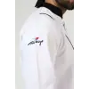 Erkek Aşçı Ceket 01 - Beyaz Siyah Biye