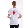 Paramedik Dry Touch Unisex Kısa Kol Tshirt - Beyaz