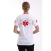 Paramedik Dry Touch Unisex Kısa Kol Tshirt - Beyaz