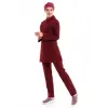 Soft Likralı Tesettür Forma Takım İki Çıtçıt - 6407 Bordo Soft