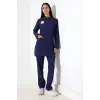 Soft Likralı Tesettür Forma Takım İki Çıtçıt Patroıt Blue