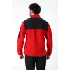 Soft Shell Robalı Unisex Polar Mont - Kırmızı Siyah