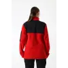 Soft Shell Robalı Unisex Polar Mont - Kırmızı Siyah