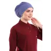 Tesettür Bone - 6432 İndigo Mavi