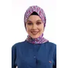 Tesettür Boyun Bağlamalı Bone - 2405 Renkli Testere