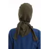 Tesettür Boyun Bağlamalı Bone - 4822 Haki