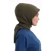 Tesettür Boyun Bağlamalı Bone - 4822 Haki