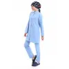 Tesettür Forma Takımı Full Çıtçıt - 31 Açık Mavi
