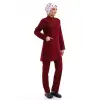 Tesettür Forma Takımı Full Çıtçıt - 5513 Bahar Bordo