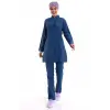 Tesettür Forma Takımı Full Çıtçıt - 5521 Petrol Mavi